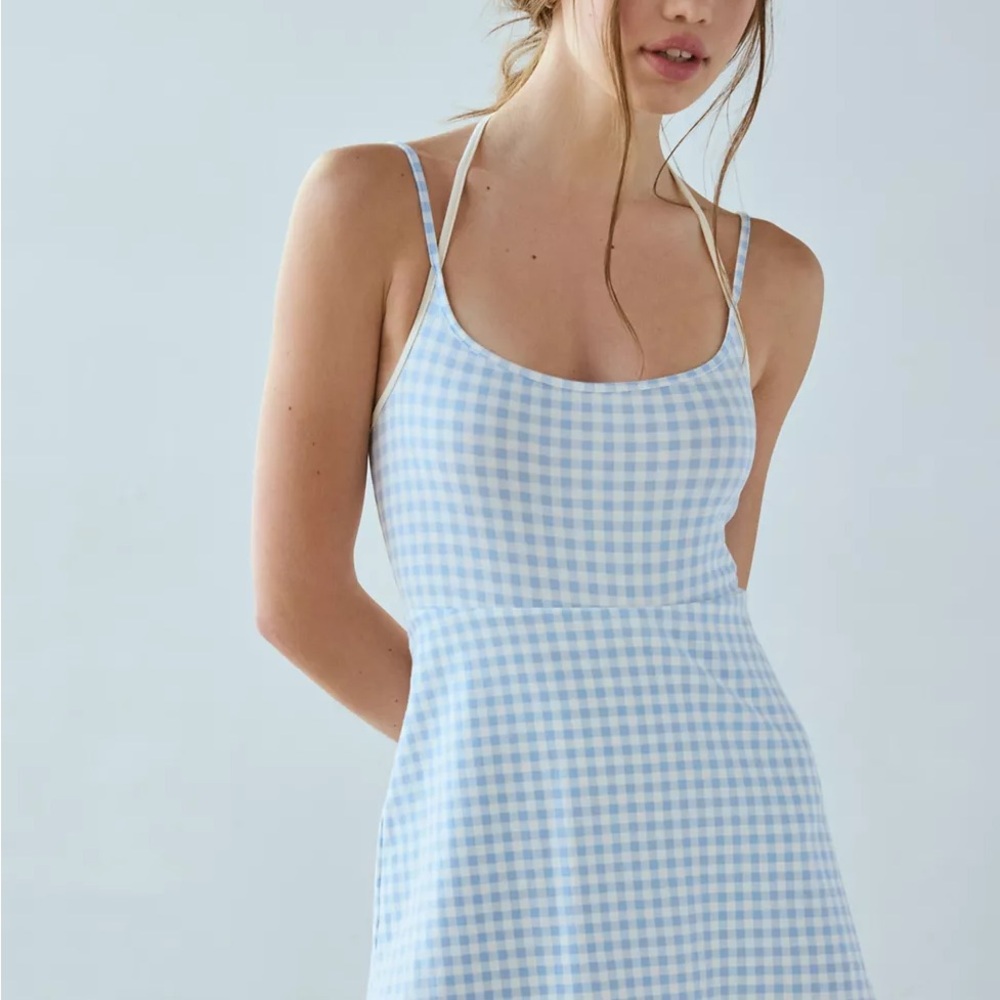 UO Out From Under Bec Double Layer Mini Dress